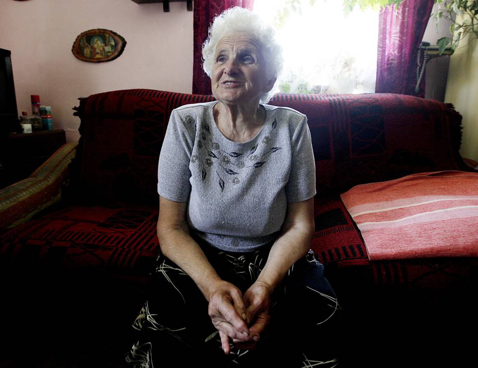 Henryka Jablonska, superviviente del ataque nazi a Chlaniow, donde mataron a su padre.