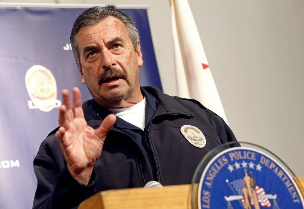 El jefe de policía de Los Ángeles, Charlie Beck. 