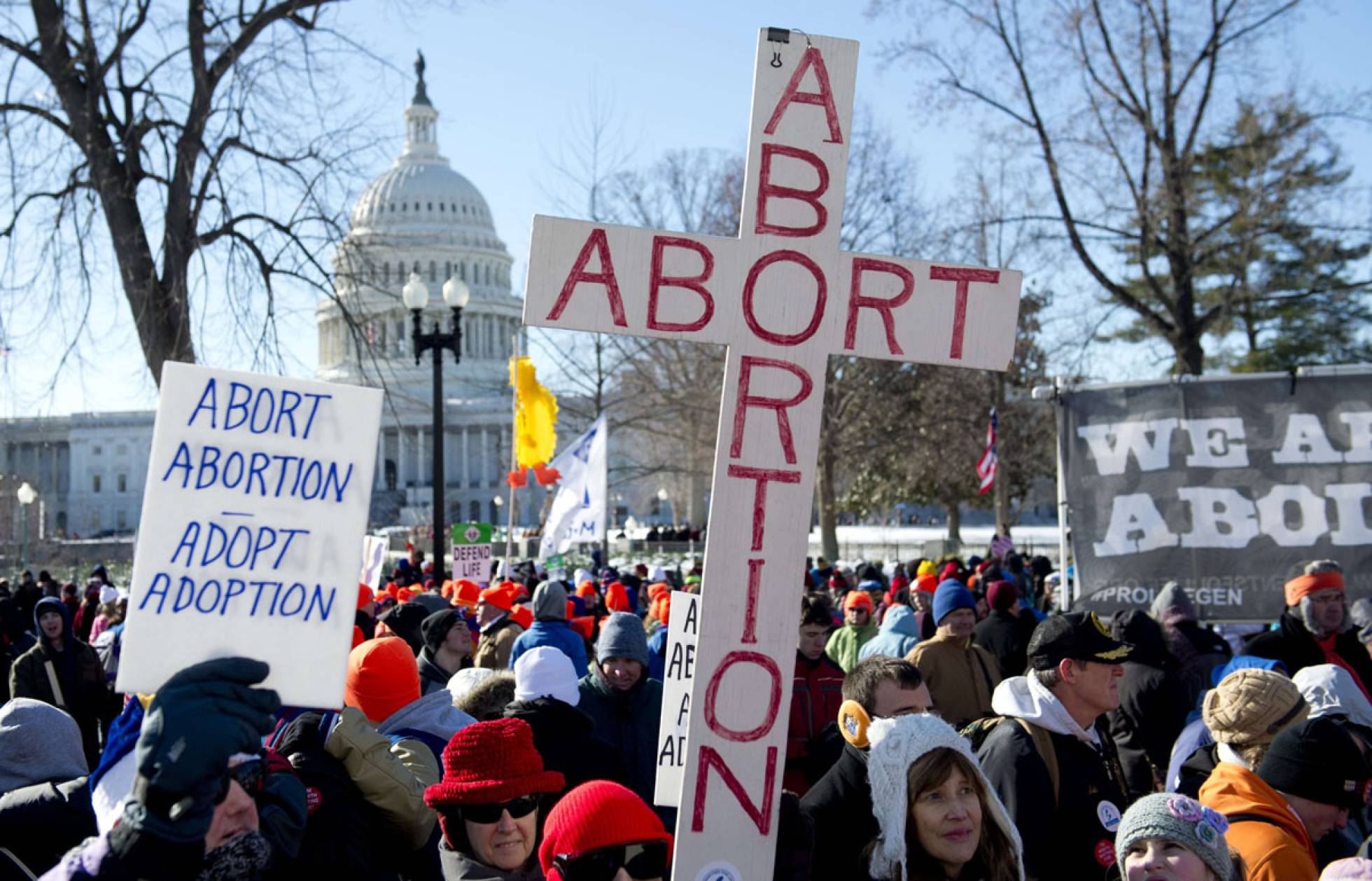 Manifestación contra el aborto ante el Tribunal Supremo en Washington.