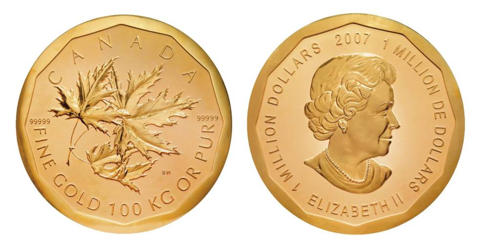 Las dos caras de la moneda canadiense.