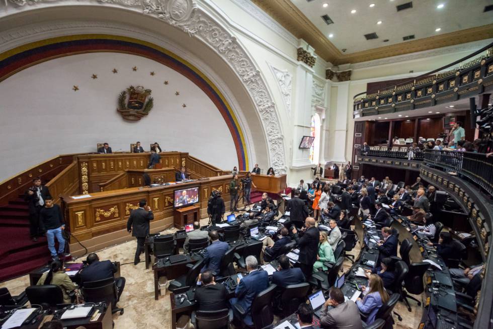 Hemiciclo de sesiones de la Asamblea Nacional de Venezuela.