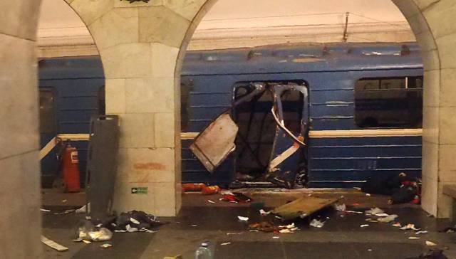 El atentado que causó 11 muertos en San Petersburgo, atribuido a un kirguís