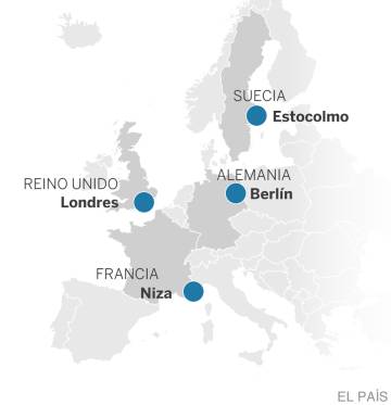 Cuatro atentados por atropello en Europa en 10 meses
