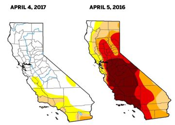 California declara oficialmente el fin de la sequía tras cinco años California declara oficialmente el fin de la sequía tras cinco años