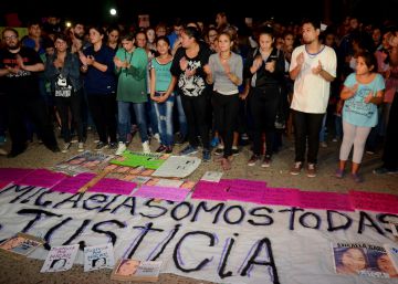 Marcha en Gualeguay (Entre Ríos) para exigir justicia por Micaela García.
