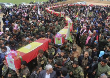 EE UU mata por error a 18 milicianos aliados en un ataque en Siria