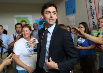El demócrata Jon Ossoff, este martes