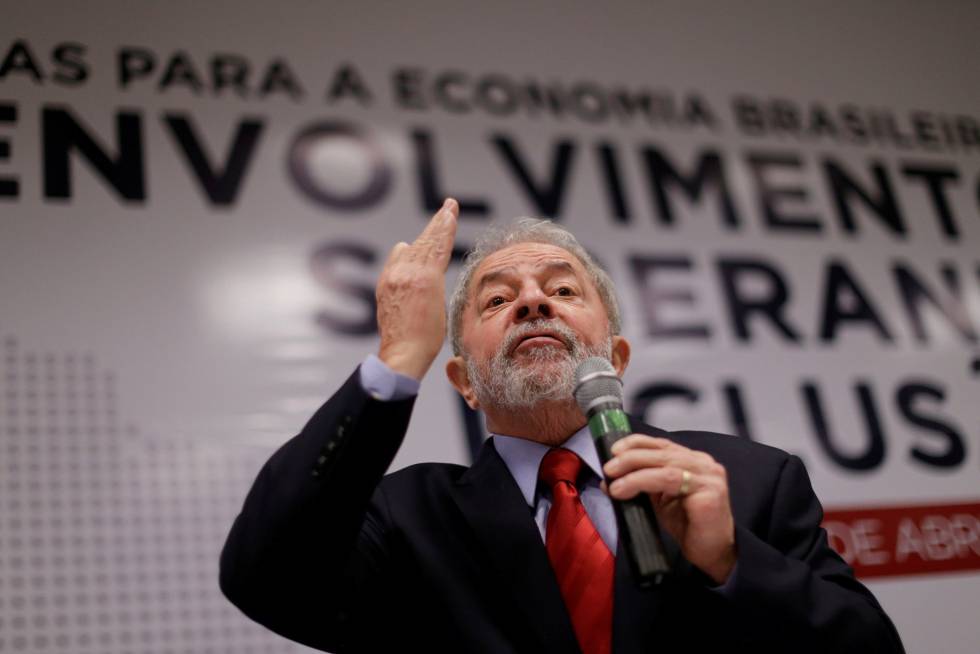 Lula da Silva en un acto el pasado lunes. 