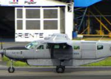 Un avión Cessna del Ejército colombiano.