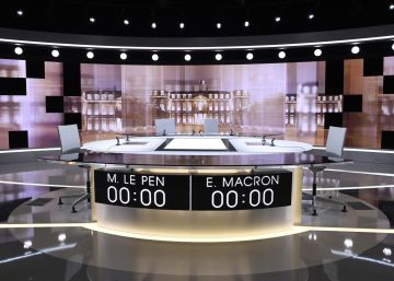 El último cara a cara de Macron y Le Pen
