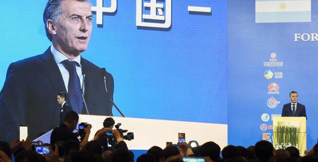 Macri, de visita en China.