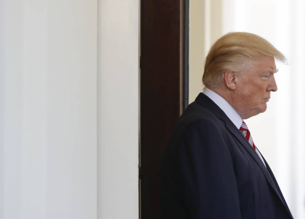 Donald Trump, hoy en la Casa Blanca.