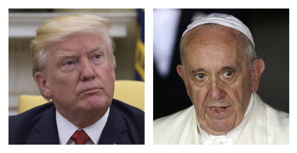 Papa Francisco y Donald Trump