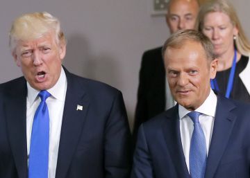 Trump advierte en Bruselas de la pérdida de empleos en EE UU por el ‘Brexit’ Trump advierte en Bruselas de la pérdida de empleos en EE UU por el ‘Brexit’