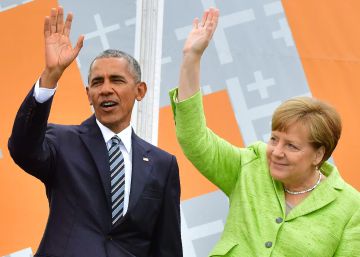 Merkel y Obama defienden los valores democráticos frente a la intolerancia Merkel y Obama defienden los valores democráticos frente a la intolerancia