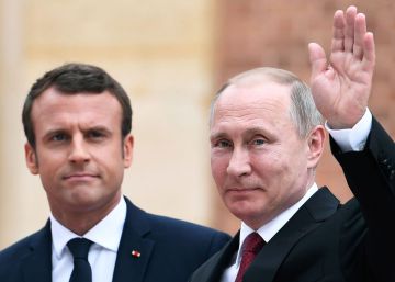 Macron y Putin mantienen el pulso en su primera reunión Macron y Putin mantienen el pulso en su primera reunión
