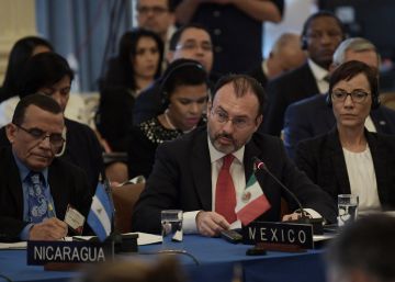 La falta de consenso entre cancilleres americanos aplaza una posible salida diplomática para Venezuela La falta de consenso entre cancilleres americanos aplaza una posible salida diplomática para Venezuela