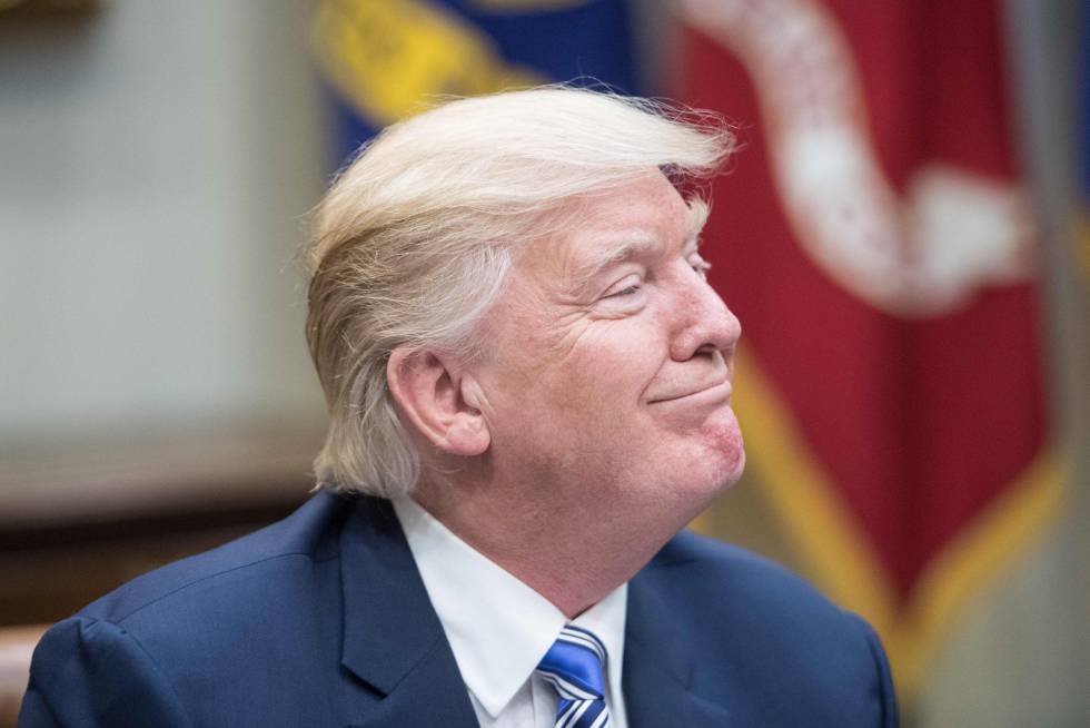 El presidente Donald Trump, en la Casa Blanca.