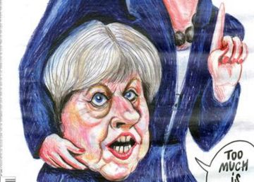 El nou número de ‘Charlie Hebdo’ mostra Theresa May decapitada El nou número de ‘Charlie Hebdo’ mostra Theresa May decapitada