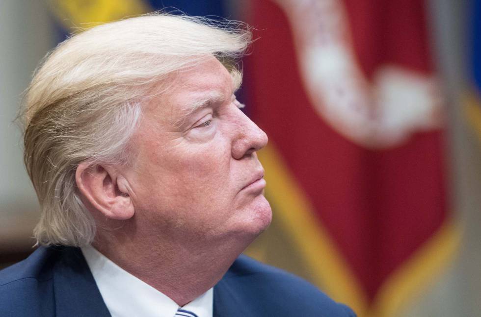 Donald Trump en la Casa Blanca.