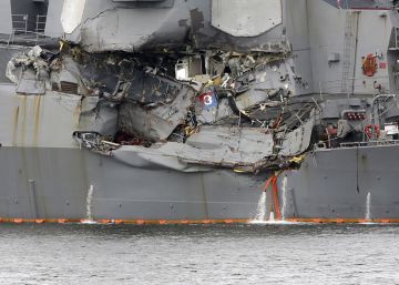 Hallados muertos los siete marineros de EE UU desaparecidos tras un accidente en el Pacífico Hallados muertos los siete marineros de EE UU desaparecidos tras un accidente en el Pacífico