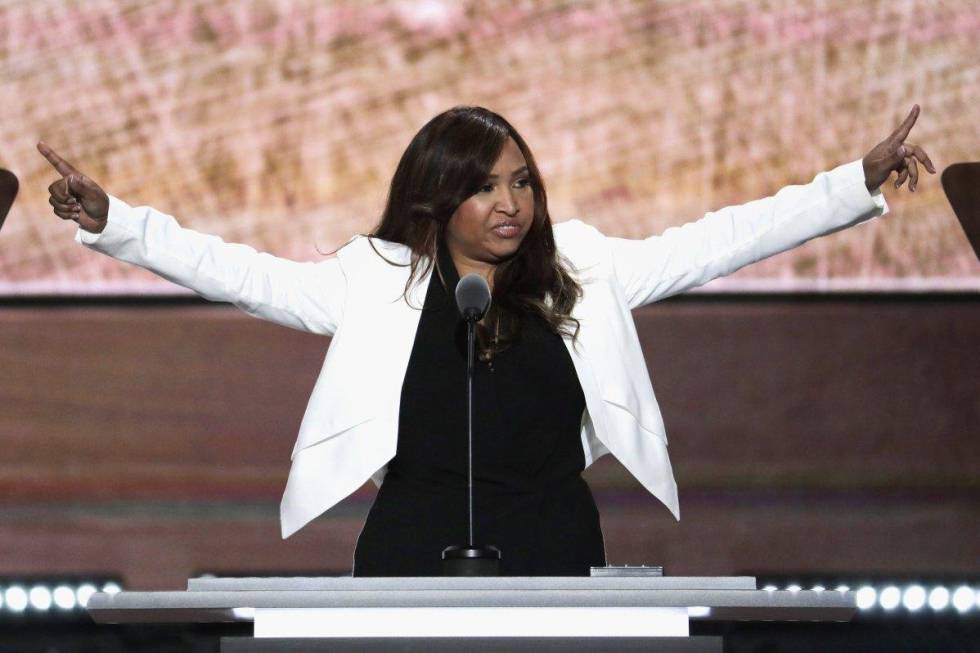 Lynne Patton, en la convención republicana del pasado julio