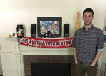 Chris Ulian, el estudiante que llevó el espíritu sevillista al corazón de Harvard Chris Ulian, el estudiante que llevó el espíritu sevillista al corazón de Harvard