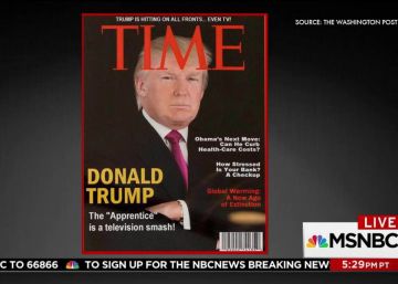 Trump decora sus clubes de golf con una falsa portada suya de TIME Trump decora sus clubes de golf con una falsa portada suya de TIME