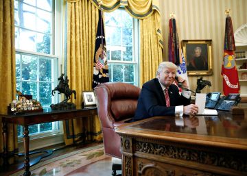 Así piropea Trump a una periodista irlandesa en plena llamada con el primer ministro Así piropea Trump a una periodista irlandesa en plena llamada con el primer ministro