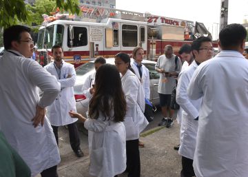 Una doctora muerta y seis heridos en un tiroteo en un hospital de Nueva York