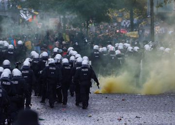 Tres españoles, sospechosos de participar en los disturbios contra la cumbre del G-20 en Hamburgo
