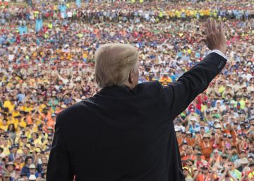 Críticas a Trump por convertir en un mitin político su discurso ante los Boy Scouts Críticas a Trump por convertir en un mitin político su discurso ante los Boy Scouts