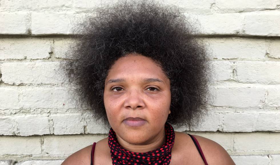 Candice, de 38 años, integra la organización Black Lives Matter (Las vidas negras importan)