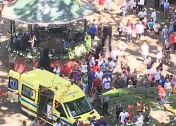 Trece muertos en Madeira al caerles un árbol durante un acto religioso Trece muertos en Madeira al caerles un árbol durante un acto religioso