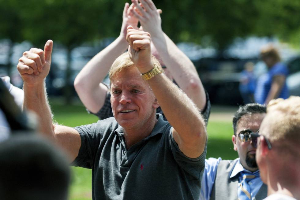 David Duke, el sábado en Charlottesville