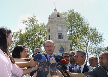 Erdogan pide a los turcos de Alemania que no voten a Merkel, el SPD o Los Verdes