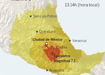 Las réplicas del gran terremoto de México Las réplicas del gran terremoto de México