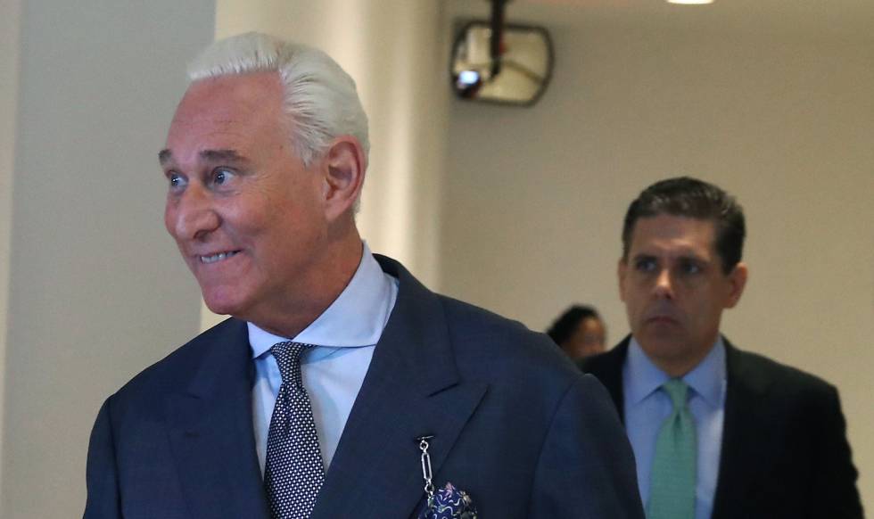 Roger Stone, el ideólogo de Trump, testifica en el Congreso por la trama rusa Roger Stone, el ideólogo de Trump, testifica en el Congreso por la trama rusa