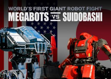 Estados Unidos-Japão: o primeiro campeonato real entre robôs gigantes