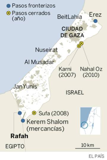 Hamás cede a la Autoridad Palestina el control de las fronteras en Gaza