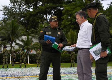 Colômbia anuncia a maior apreensão de cocaína de sua história