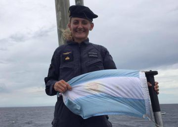 La primera oficial submarinista de Sudamérica está a bordo de la nave perdida en el Atlántico