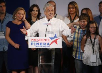 Piñera gana la primera vuelta en Chile pero con un margen muy escaso