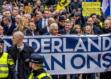 El xenófobo Wilders clama contra la “islamización de Holanda” en una marcha en Róterdam