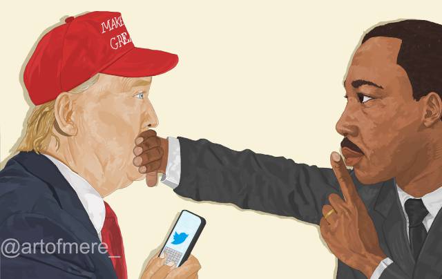 Dibujo del artista de Miami y de origen haitiano Watson Mere.