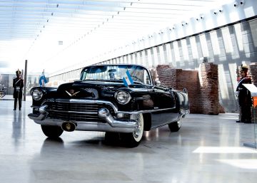 El mítico Cadillac de Perón vuelve a la Casa Rosada