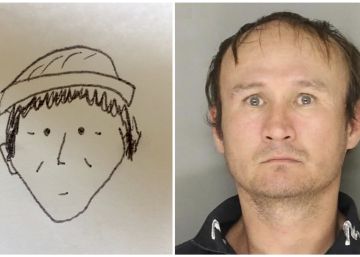 Identifican a un delincuente en Pensilvania con un boceto hecho por un testigo