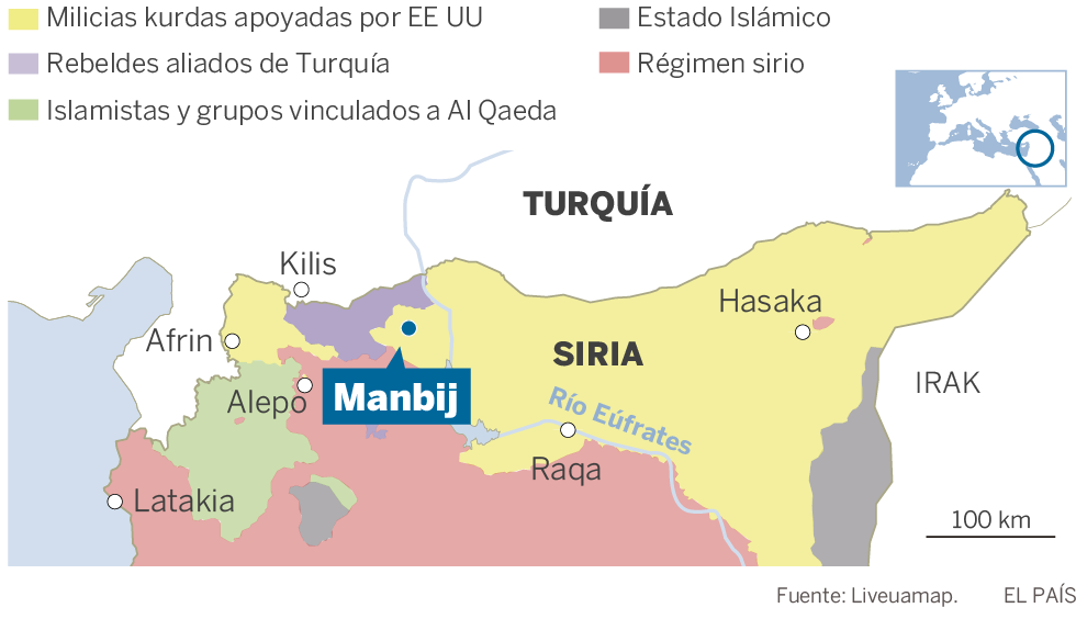 Turquía propone a EE UU un despliegue conjunto en Siria para apartar a las milicias kurdas