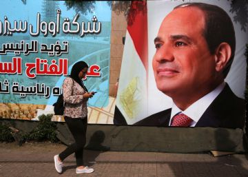 Culto electoral a la personalidad sin rival en las calles de El Cairo