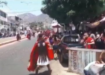 Balacera en la procesión